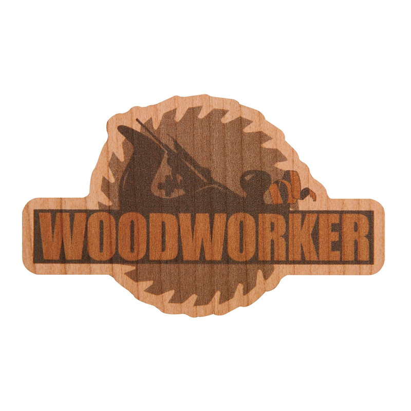 Plane & Saw Blade Cherry Sticker